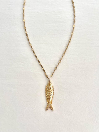 Fish Necklace - By Aquinnah Jewelry