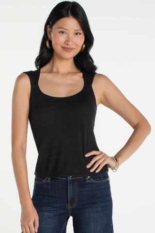 Sleeveless Built-In Bra Knit Top Liverpool LM8J65K40