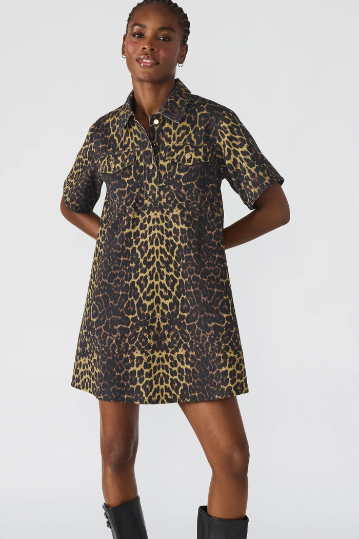 Steve Madden Freddy Dress Hot Spots Print BP308238