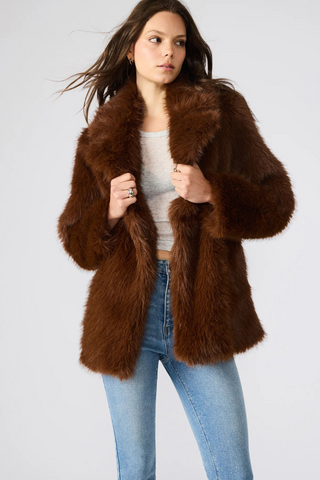 Steve Madden Kindra Coat - Brown BP300872