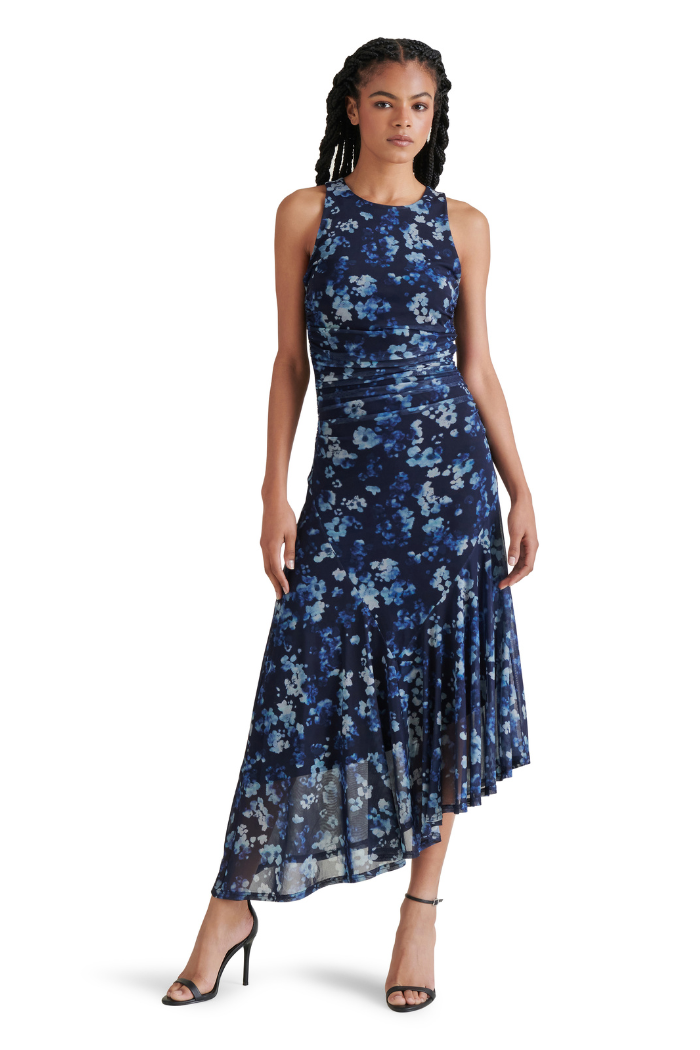 Laney Dress in Indigo | Steve Madden The Dressing Room Laney Dress in Indigo | Steve Madden The Dressing Room