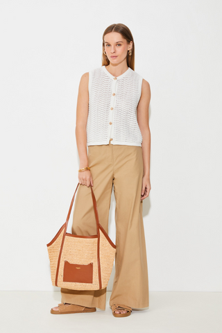 Suncoo Gemi Fancy Sleeveless Cardigan