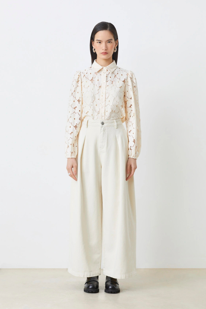 Suncoo Rim Wide Leg Jeans