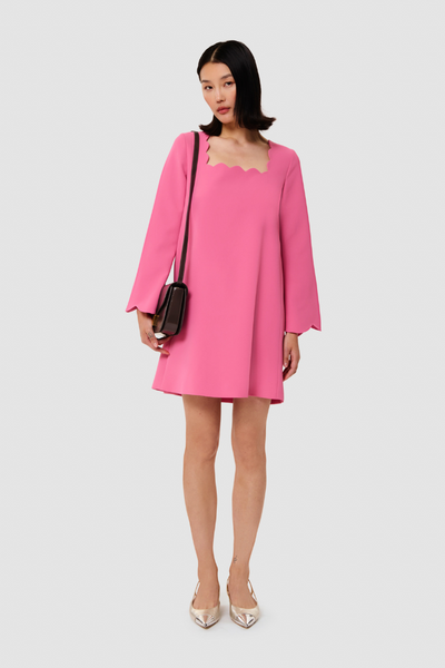 Rossie Pink Crepe Dress Women