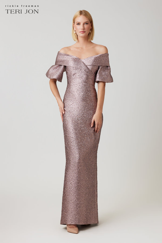 Teri Jon 259089 Dusty Rose