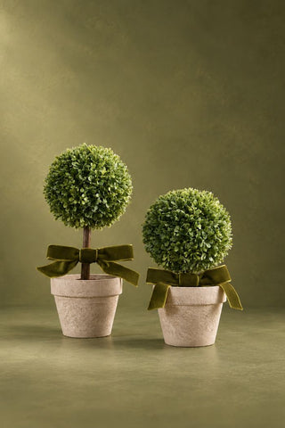 Topiary Pot with Bow