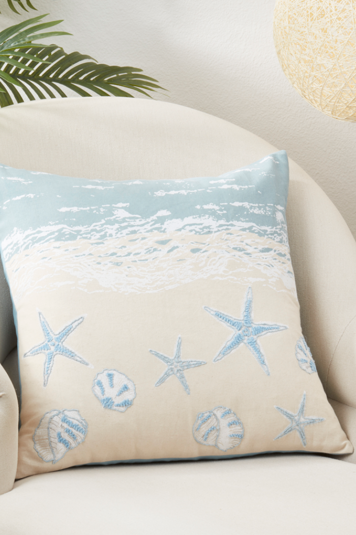 Starfish Beach Pillow