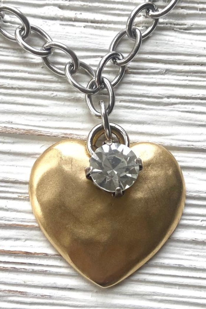 Metal Hammered Heart