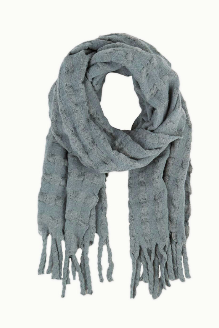 Dusty Blue medium weight scarf