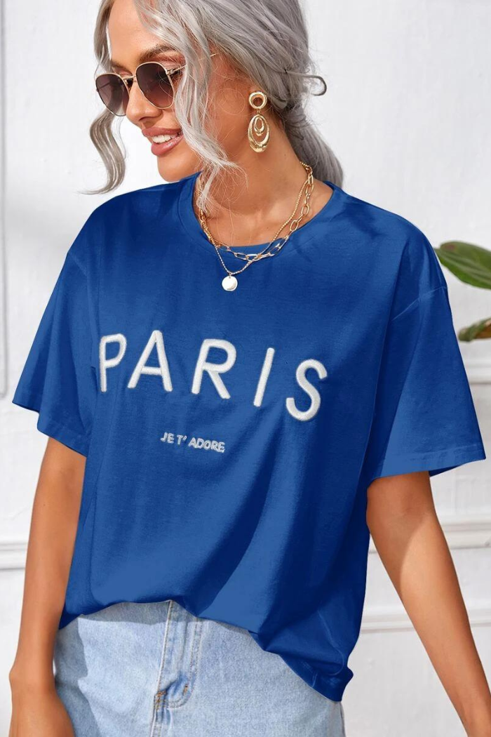 I love Paris blue t-short