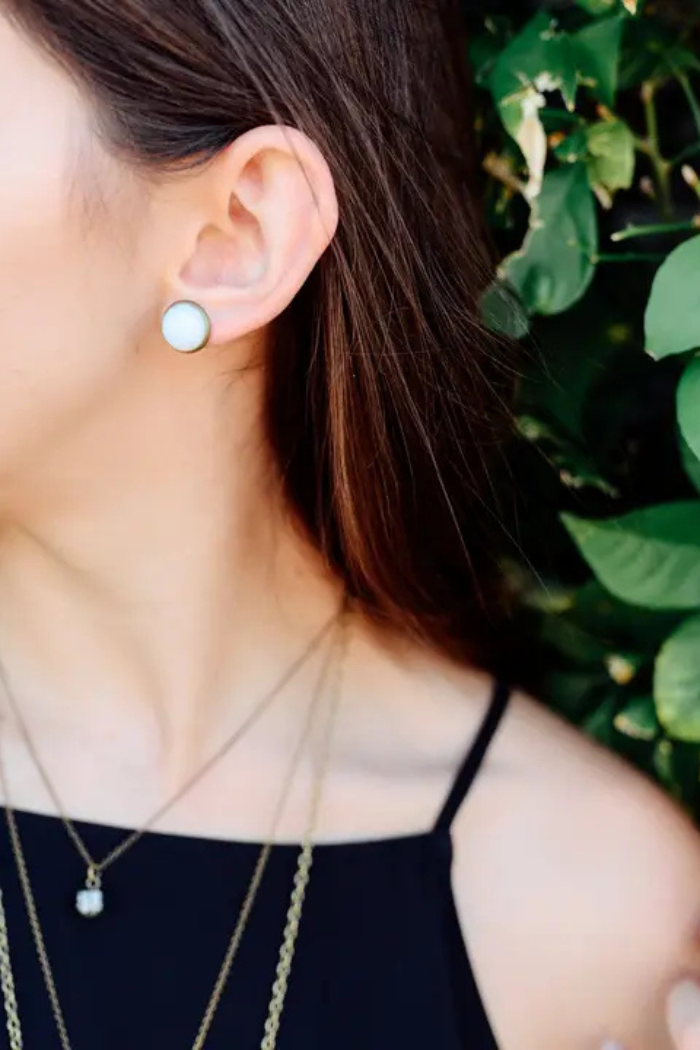 Opalite Stone Earring