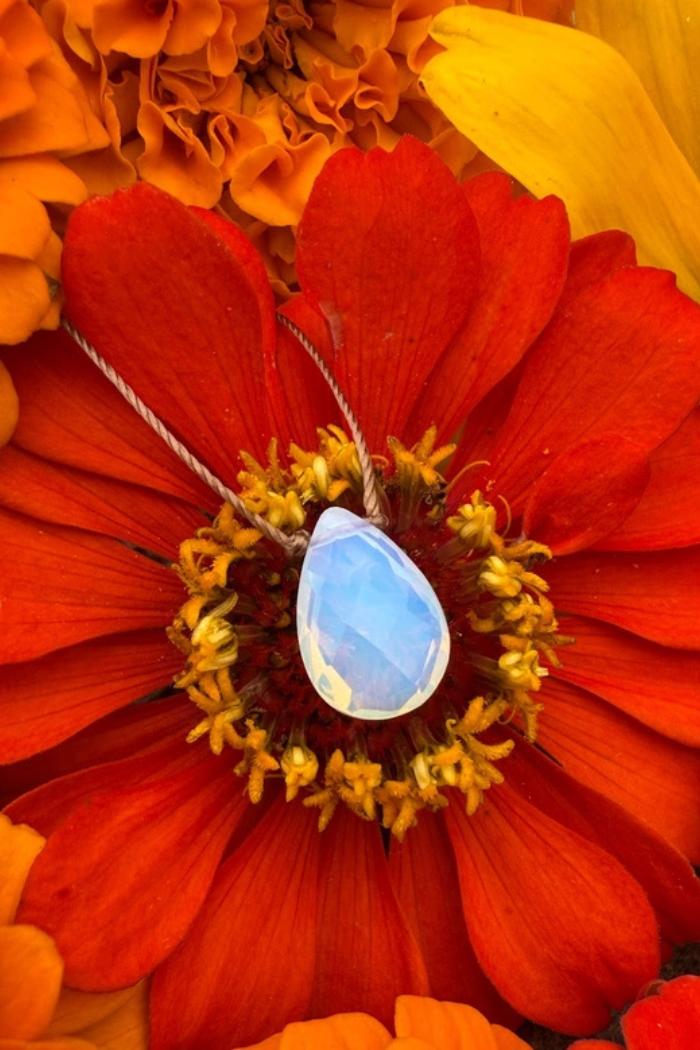 Opalite Tear Drop Necklace