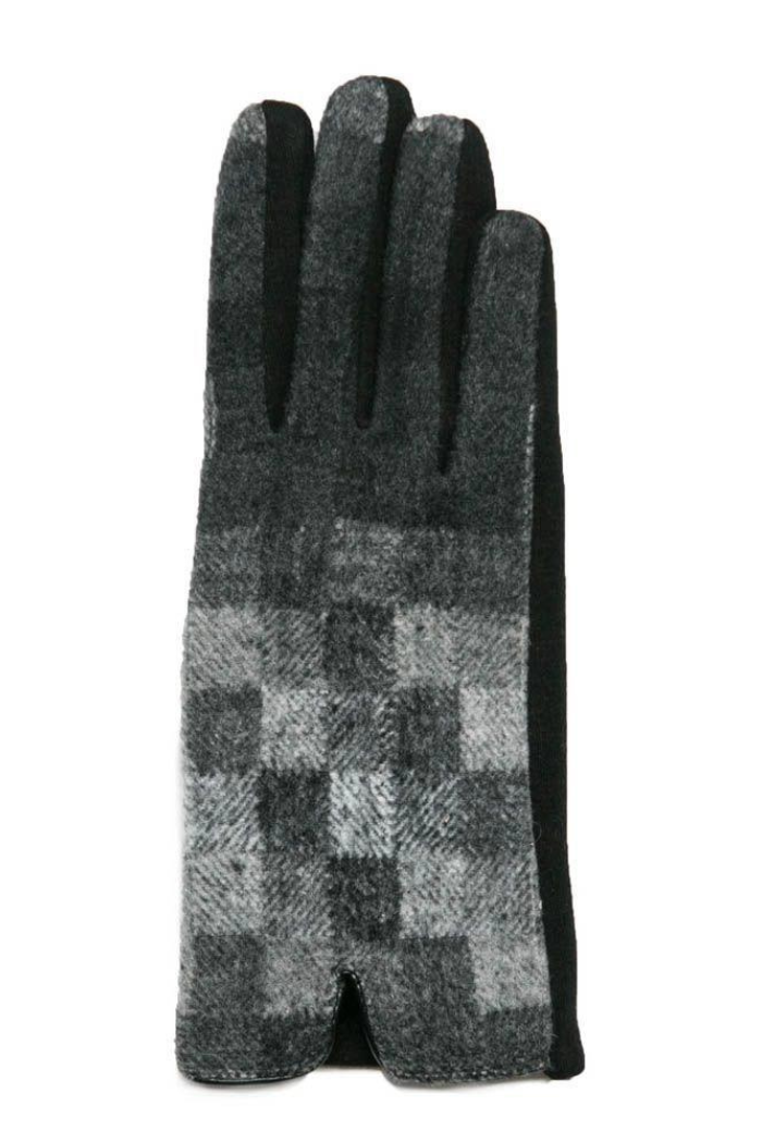 Black/Grey Ombre Texting Glove