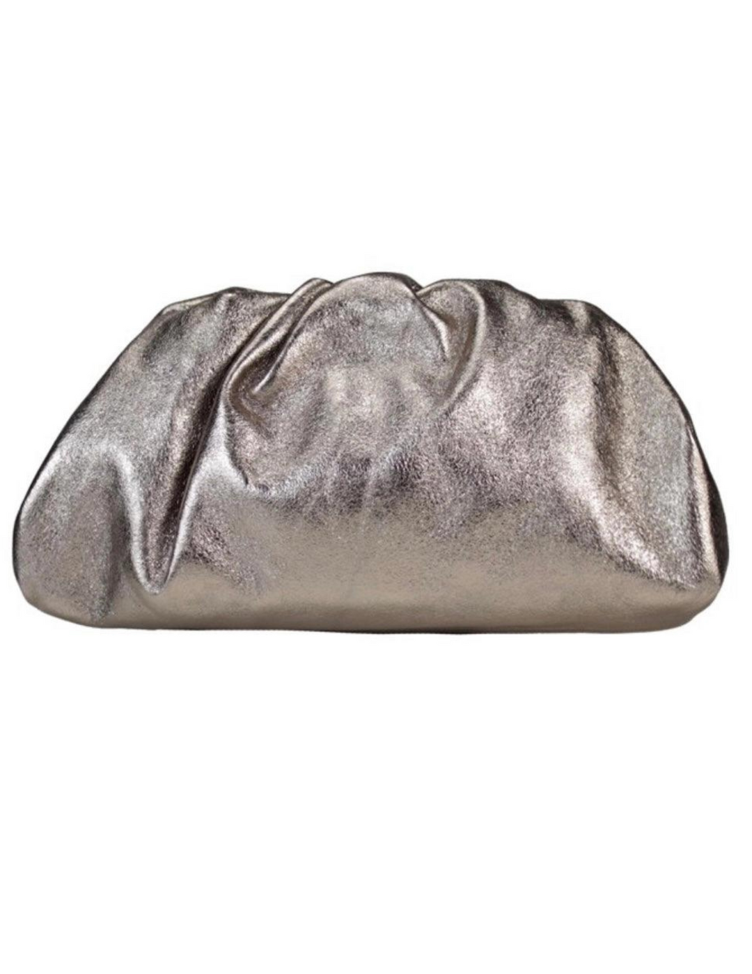 Large bronze metallic cloud purse