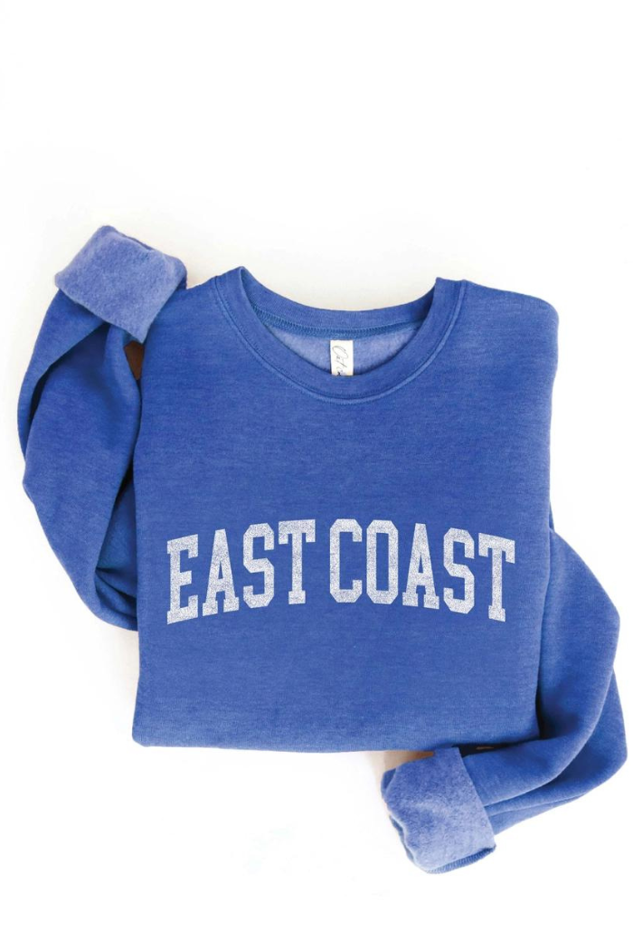 Royal Blue Fleece East Coast Sweatshirt