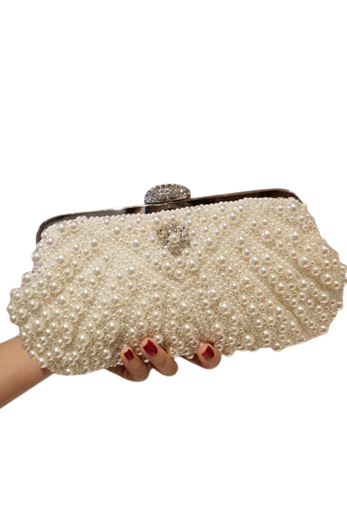 Pearl Bridal Clutch