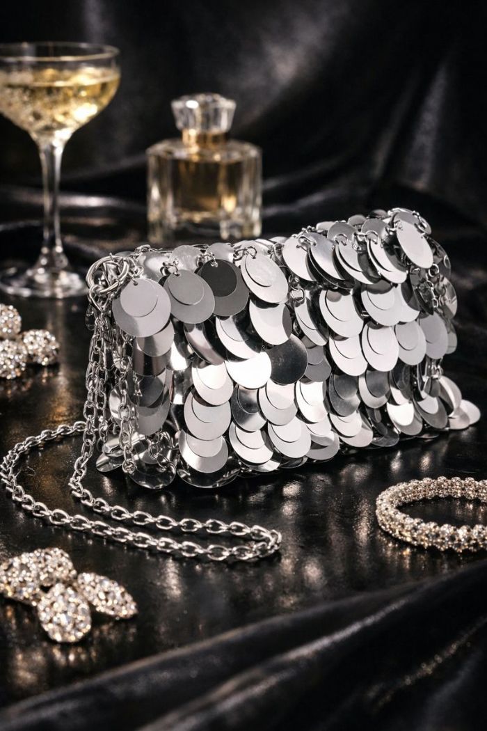 Gillie Sequin Crossbody Bag