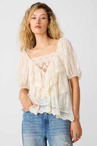 Vickie Top - Cream Steve Madden SC09256