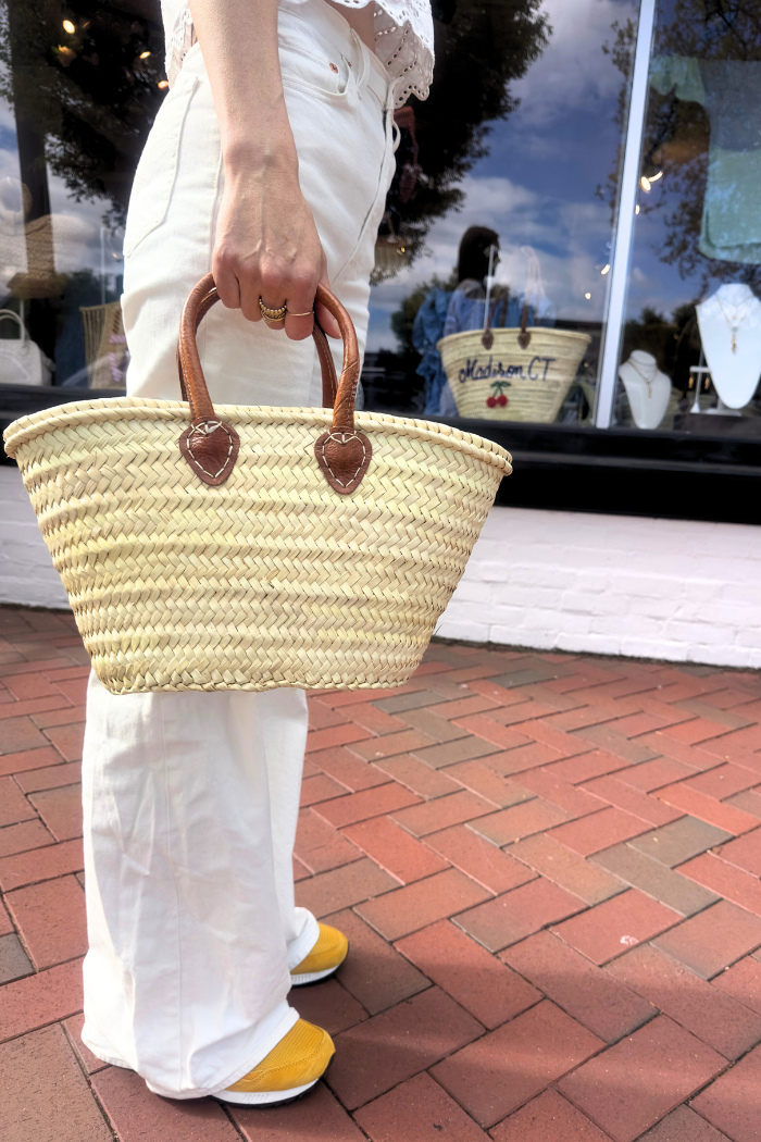 Small French Basket Tote