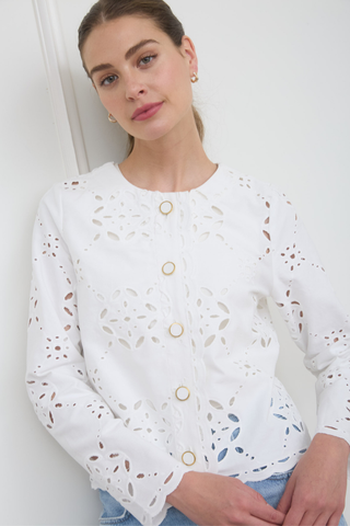 Zoe and Claire Punch Out Jacket SP0975