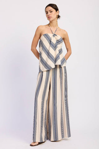 Emory Park Striped Wide Leg Pants IPJ3819P-3
