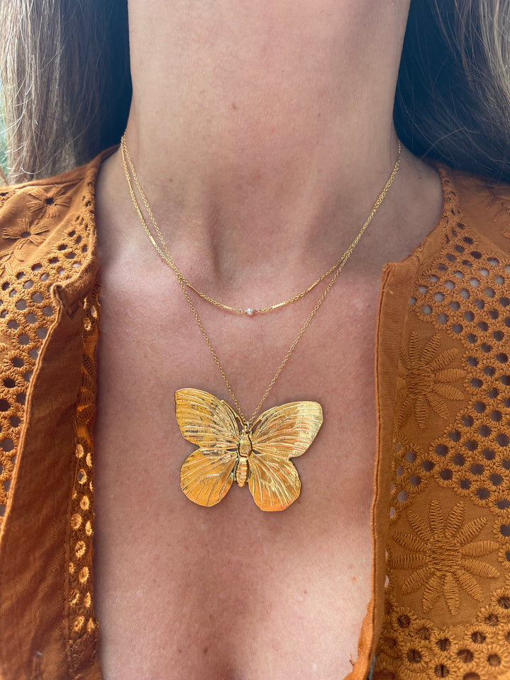 Butterfly Necklace - By Aquinnah Jewelry