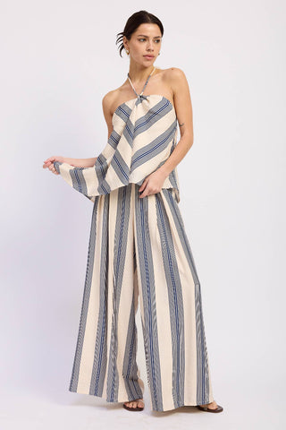 Emory Park Striped Wide Leg Pants IPJ3819P-3