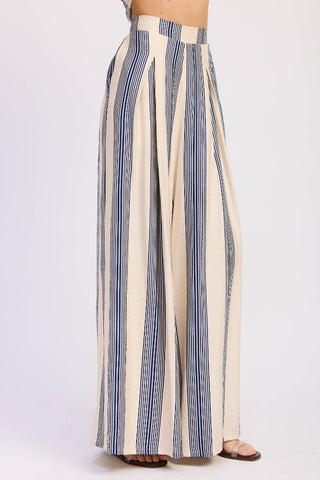 Emory Park Striped Wide Leg Pants IPJ3819P-3
