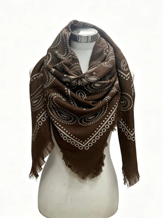Large Square Bandana/Paisley Scarf