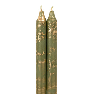 Gold Flecked Taper Candles