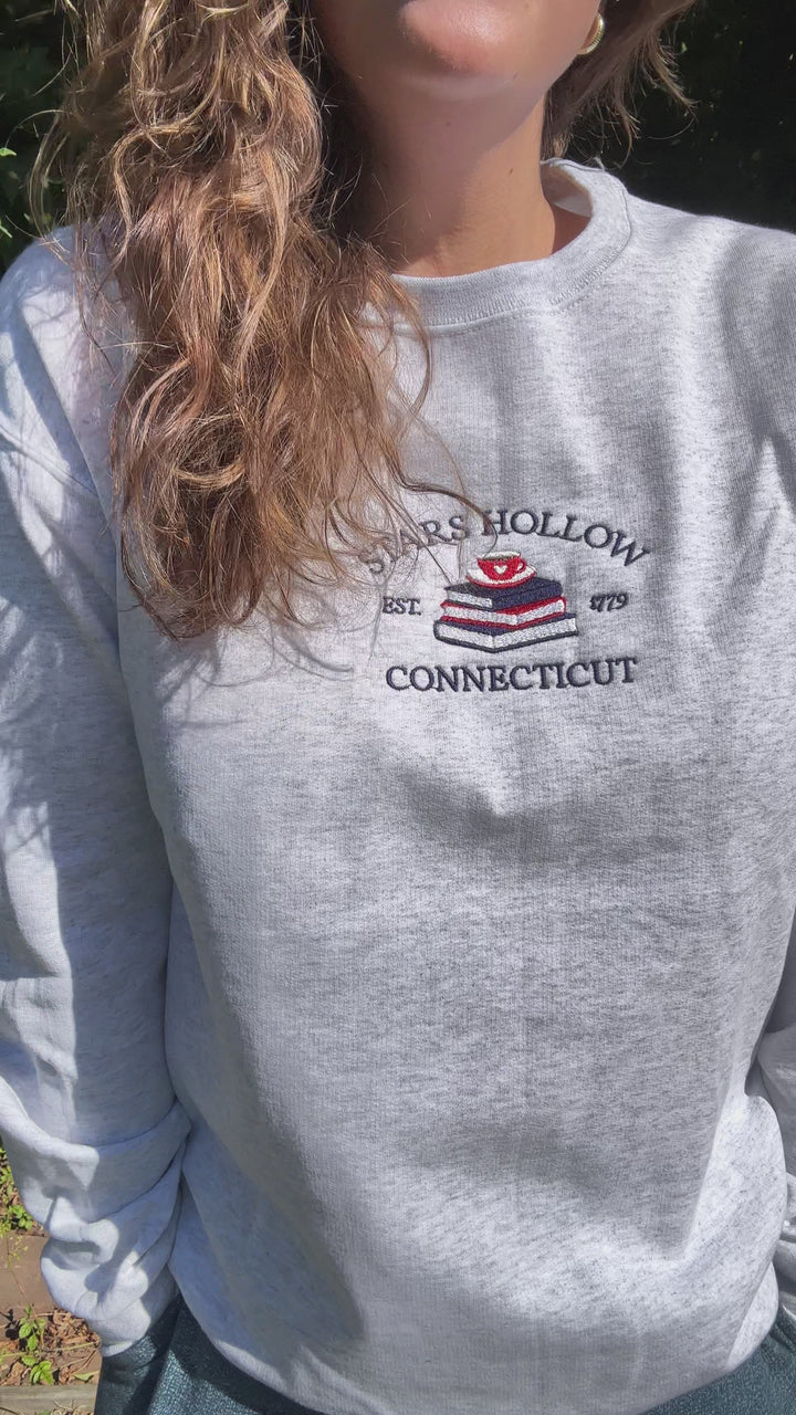 City Crews Stars Hollow Embroidered Sweatshirt