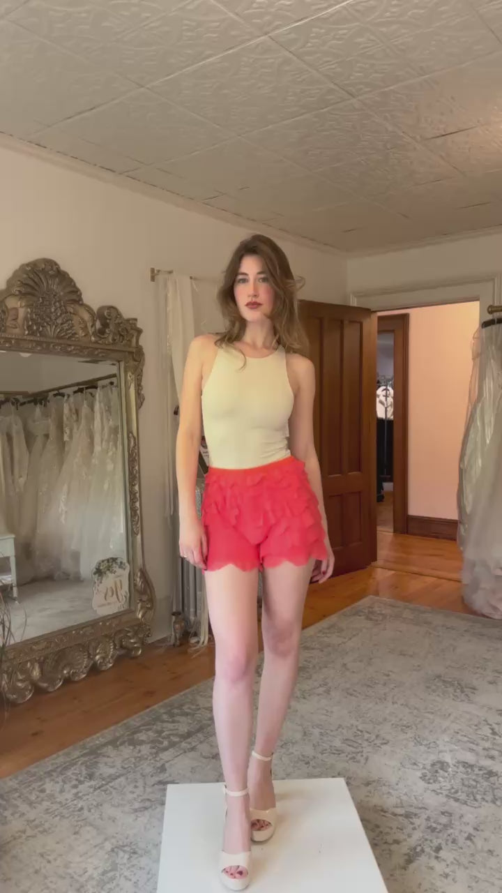 Isle Mesh Cha Cha Shorts - Sorbet