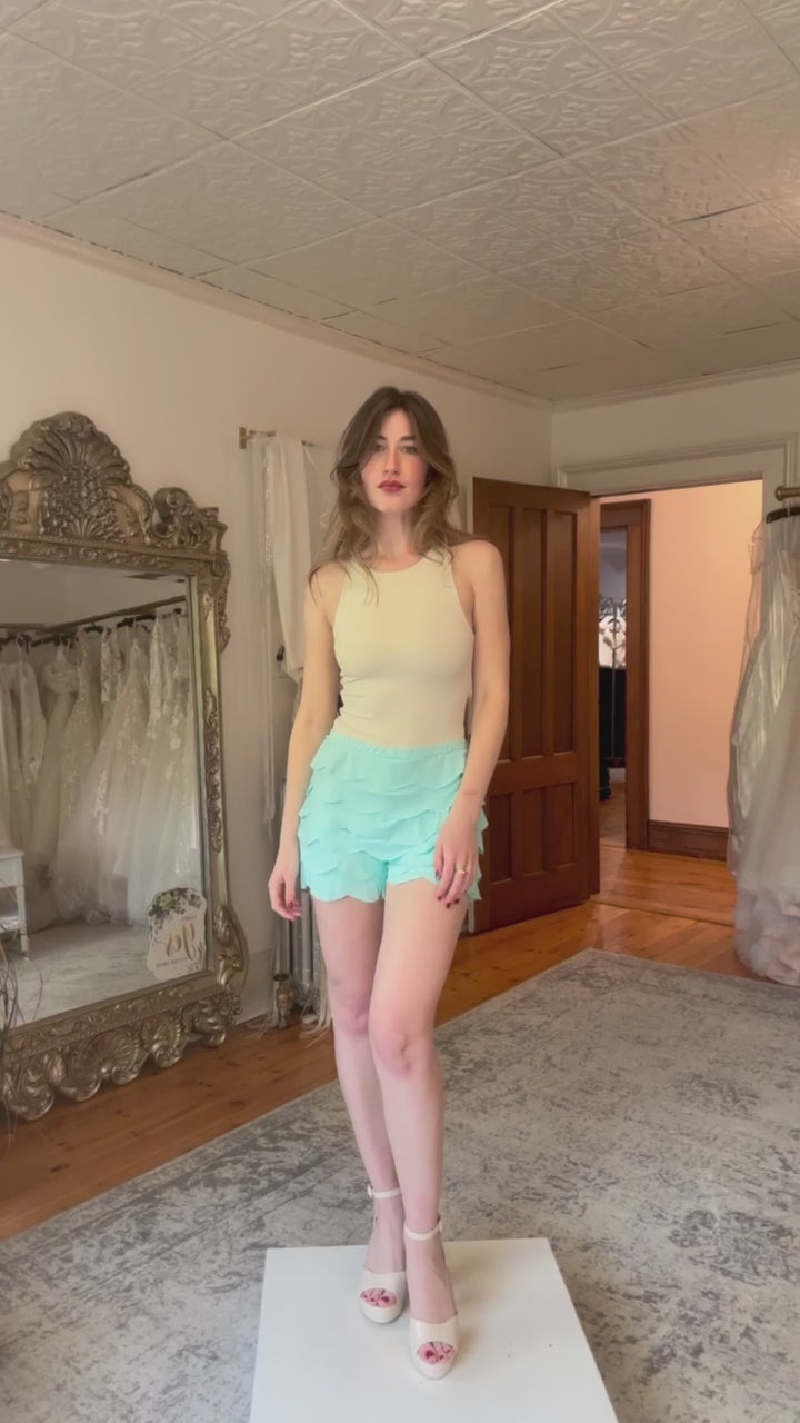Isle Cha Cha Shorts - Acqua