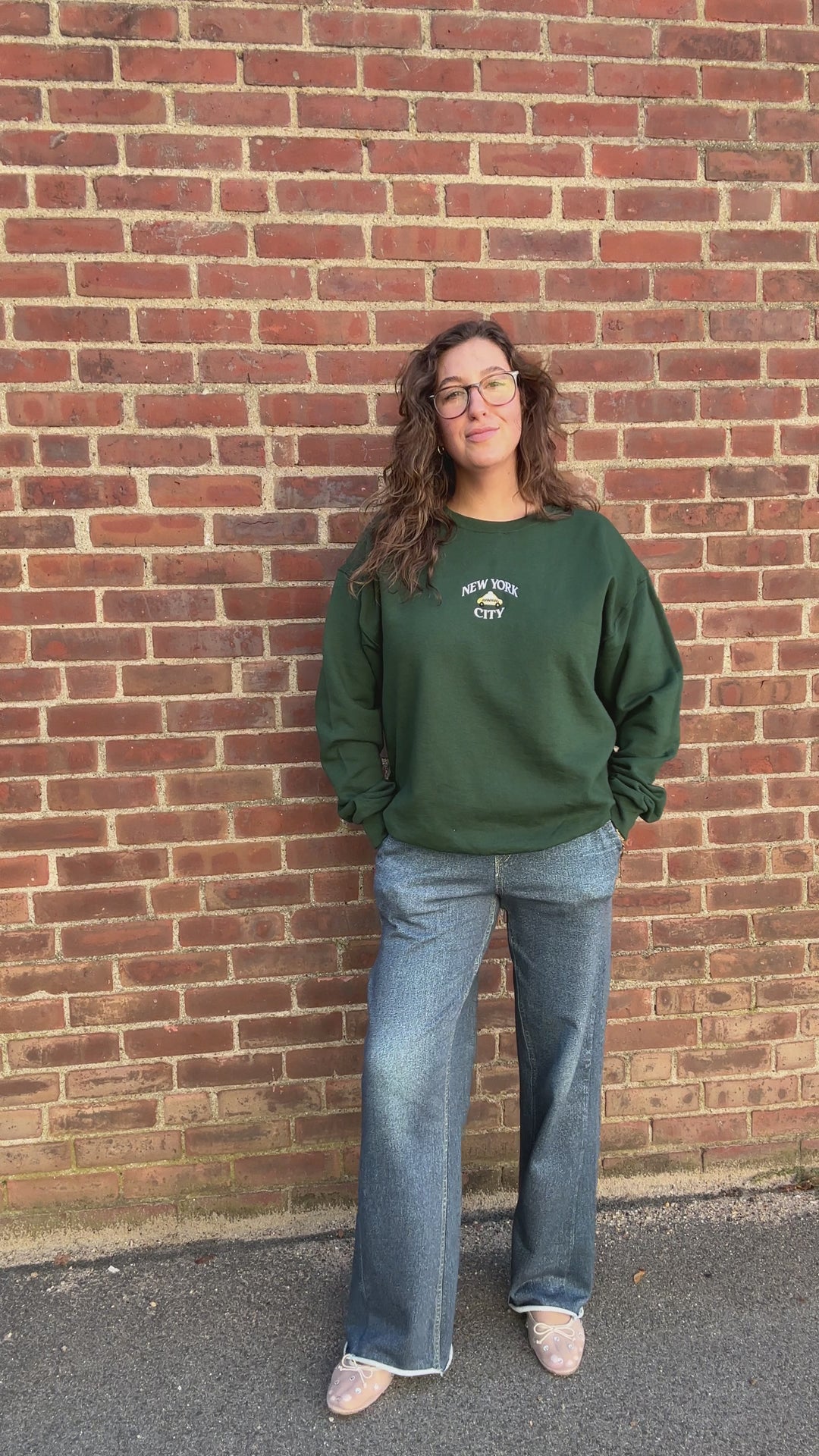 New York City Embroidered Sweatshirt