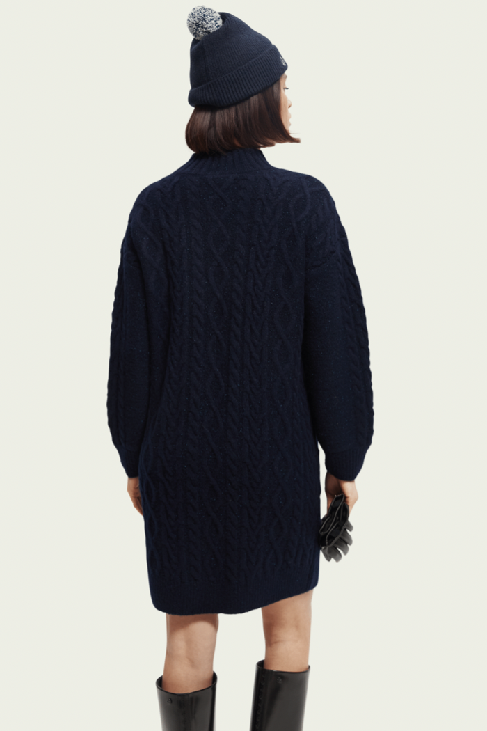 Cable Knit Sweater Mini Dress
