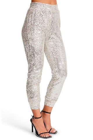 Steve Madden Glitter End Jogger