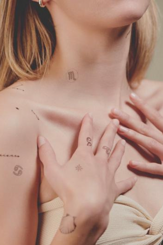 Inked by Dani Zodiac Collection: Earth Signs Temporary Tattoo Pack