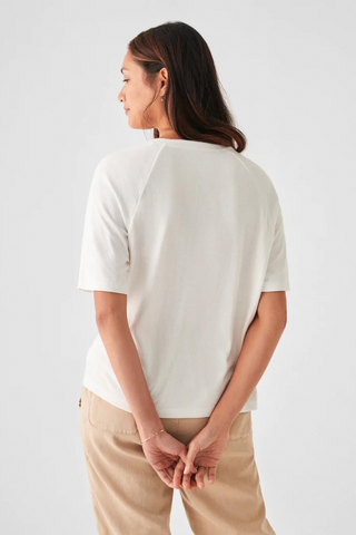 Faherty Cloud Cotton Short Sleeve Henley Tee