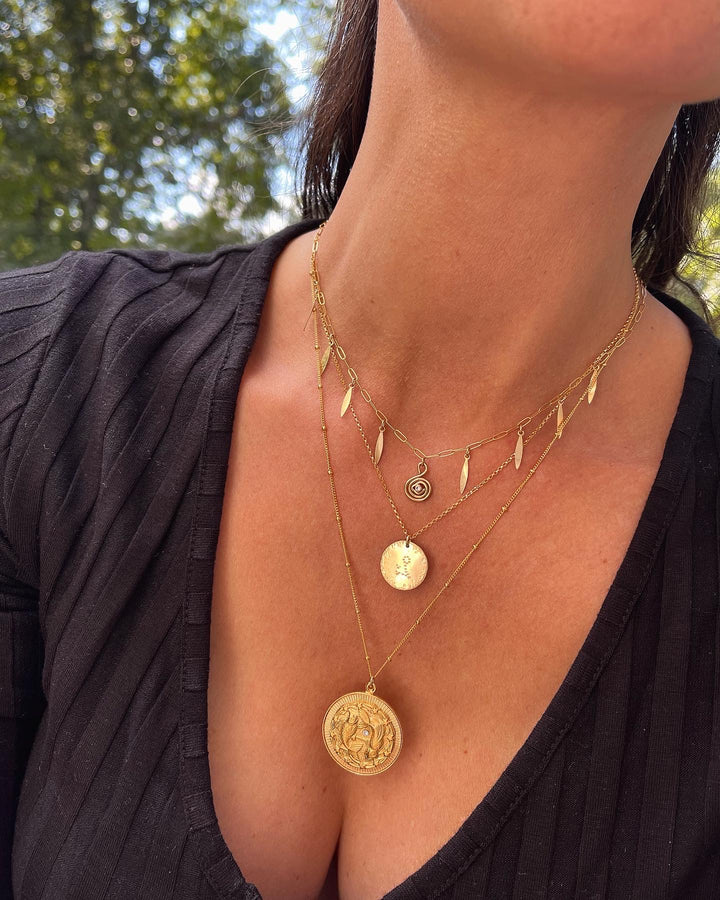 Vintage Zodiac Necklace - By Aquinnah Jewelry