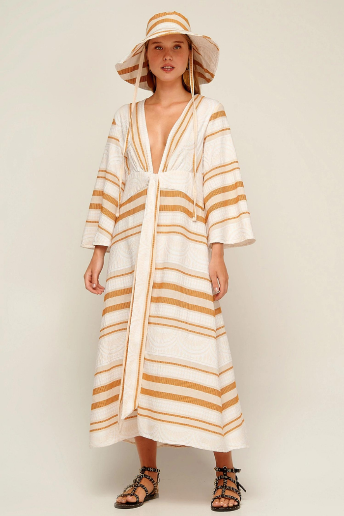 Pearl & Caviar Tinos Kimono