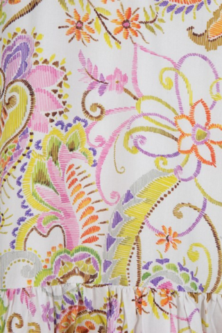 Beloved Flower Print Raglan Dress