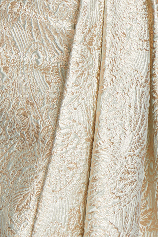 Teri Jon Metallic Jacquard Cocktail Dress