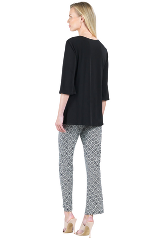 Clara Sunwoo Side Gathered Drape Hem Tunic