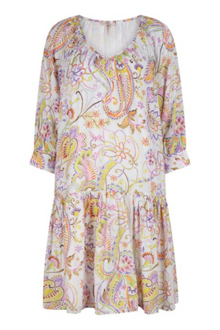 Beloved Flower Print Raglan Dress