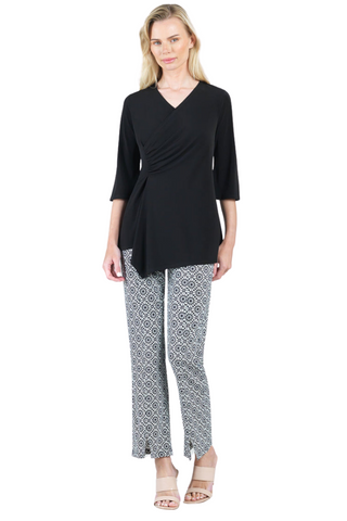 Clara Sunwoo Side Gathered Drape Hem Tunic