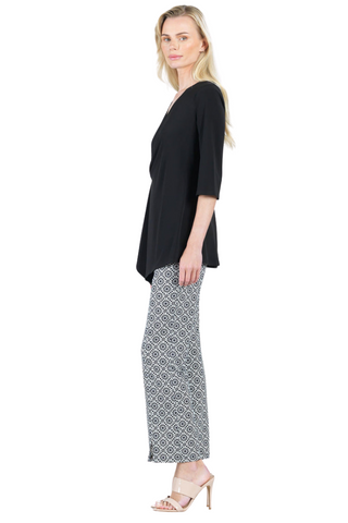 Clara Sunwoo Side Gathered Drape Hem Tunic