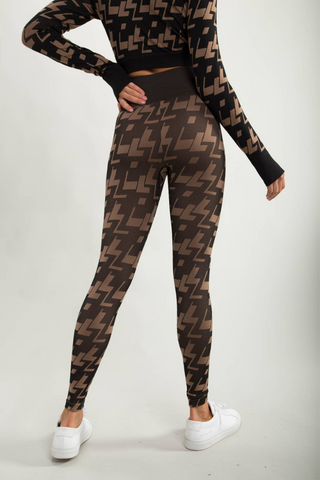 Mono B High-Rise Geo Seamless Leggings
