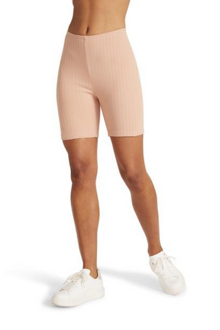 Keep Knit Simple Short Made by BB Dakota x Steve Madden. Keep Knit Simple is an essential mid-thigh length bike short with elastic waist casing.