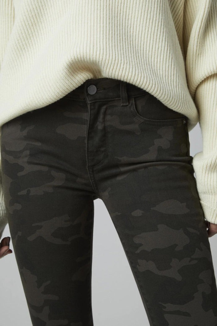Florence Skinny Mid Rise Instasculpt Camo