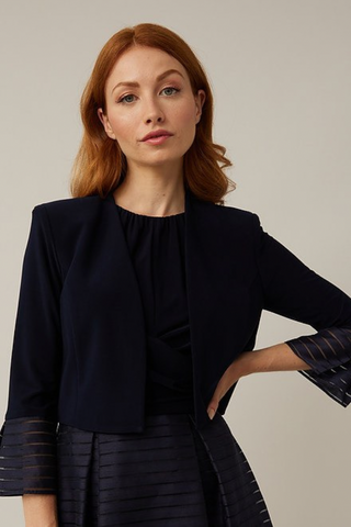 Striped Bolero Jacket